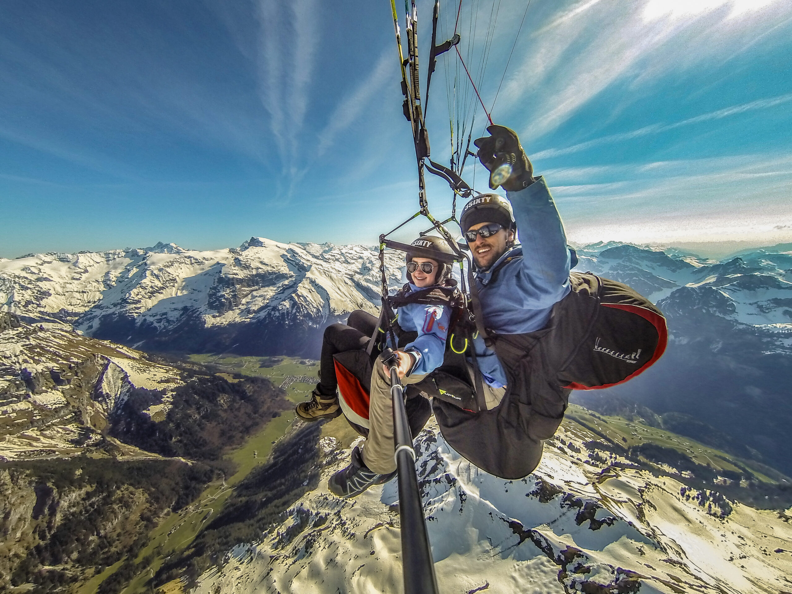 Paragliding Tandemflight Engelberg Titlis