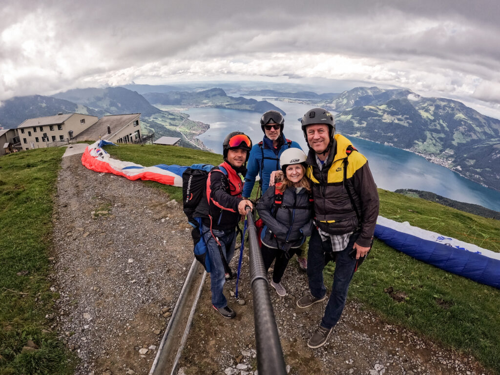 Paragliding Switzerland Tandem Flight in Engelberg