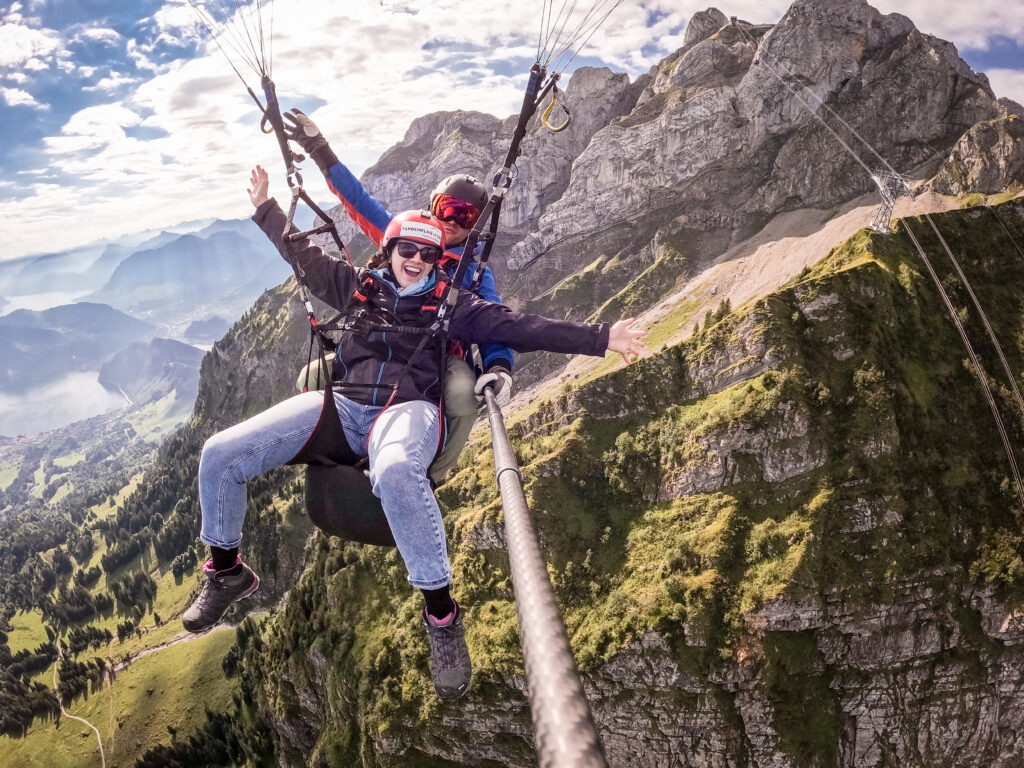 Paragliding Switzerland Tandem Flight in Lucerne