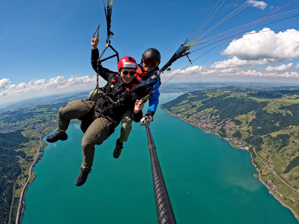 Paragliding Rigi Tandemflight Lake Lucerne